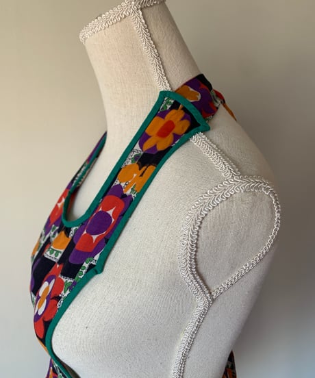 Flower Print Vintage Apron