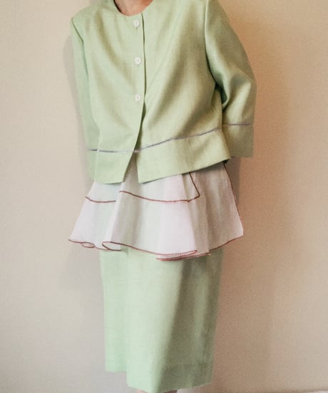 "1950s-1980s" See Through Waist Apron-TypeB-
