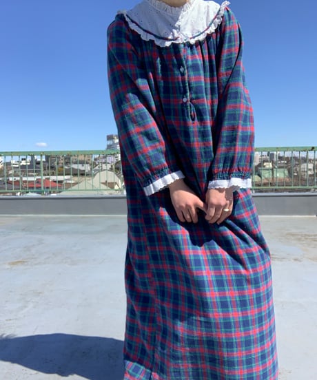Tartan Check Maxi Dress