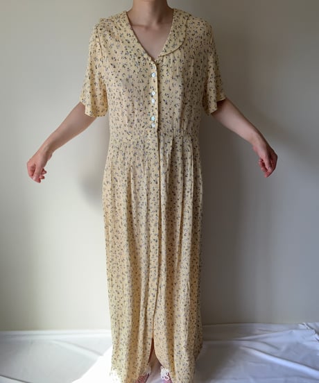 Flower Print Maxi Dress