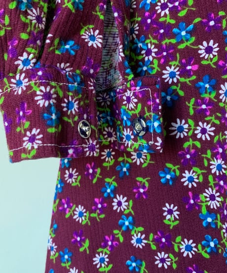 A-line Floral Pattern Maxi Dress