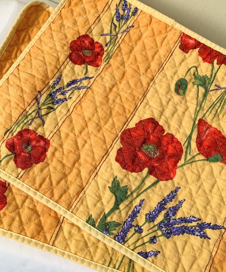 ◉2P Set◉ Quilted Placemat