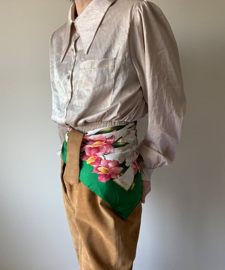 "GUCCI" Scarf -green-