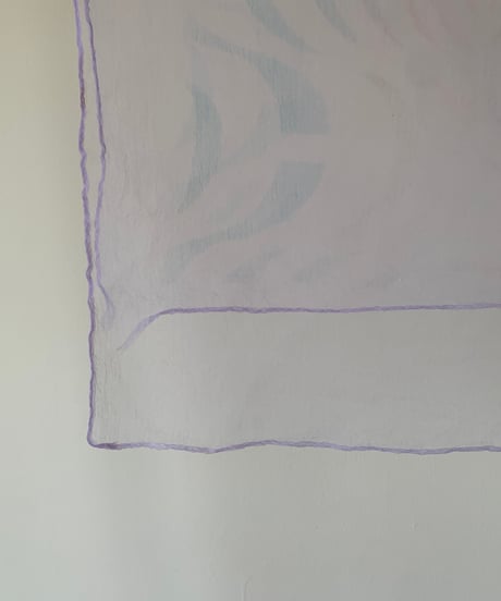 Sheer Scarf -water pattern-