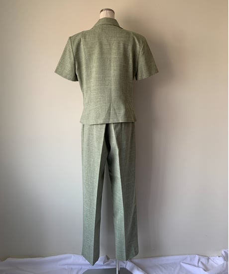 Pale Green Short Sleeve Set Up