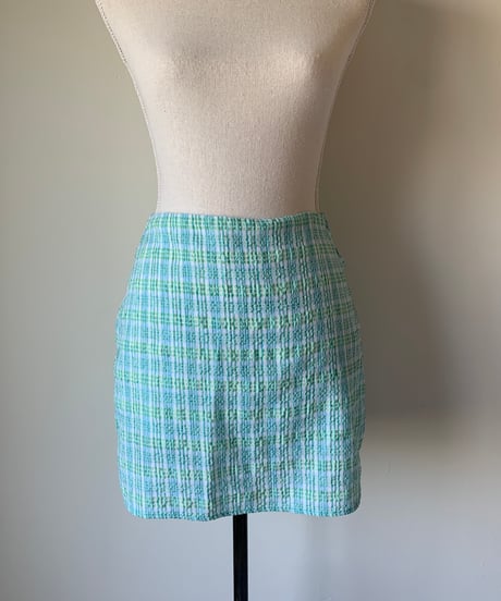 Summer Check Mini Skirt