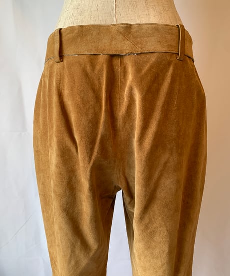 Leather Flare Pants