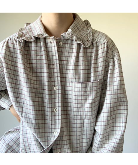 80s "RALPH LAUREN COUNTRY" Flannel Blouse