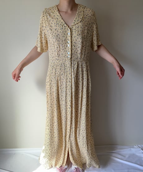 Flower Print Maxi Dress