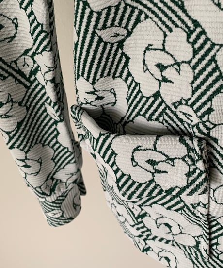 "70s" Flower Print & Stripe Shirt