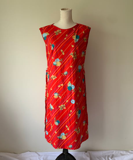 Fruit Pattern Sleeveless Dress