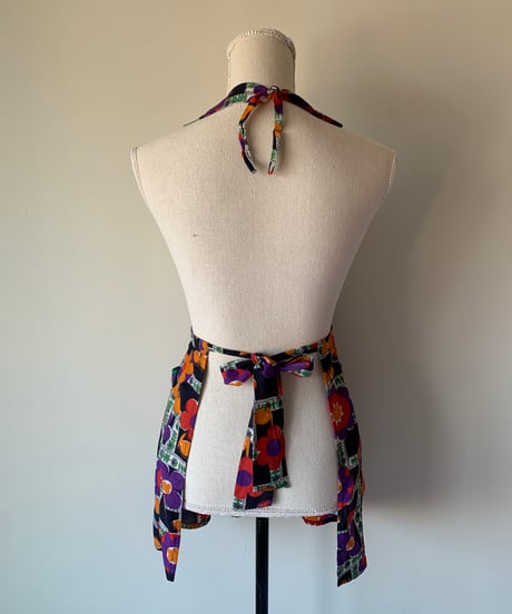 Flower Print Vintage Apron
