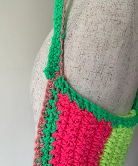 Handmade  Knit Shoulder Bag