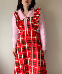 Collared ribbon cardigan