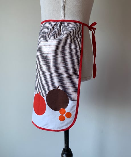 Apple Pattern Vintage Waist Apron