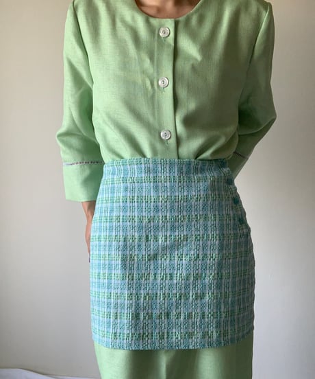 Summer Check Mini Skirt