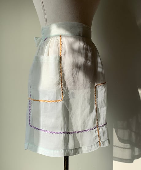 "1950s-1980s" See Through Waist Apron-TypeD-