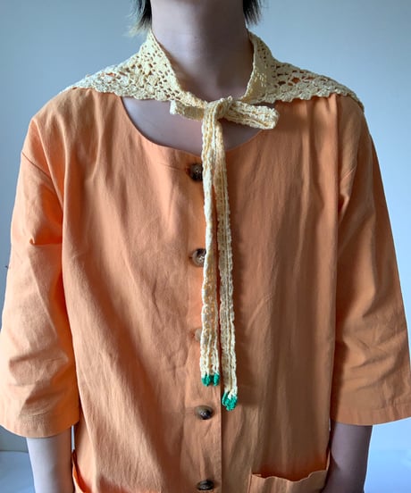 Embroidery Stripe Waist Apron