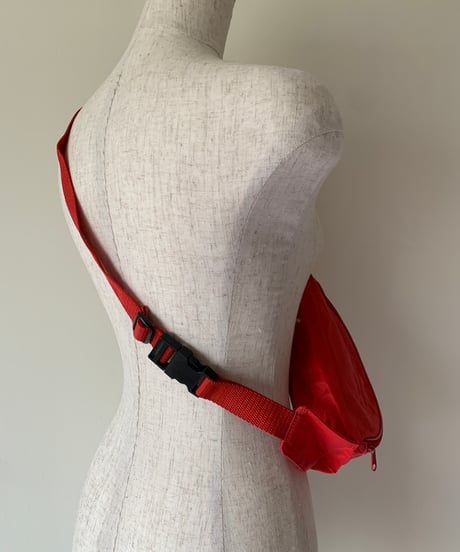 Nylon Red Waist Pouch