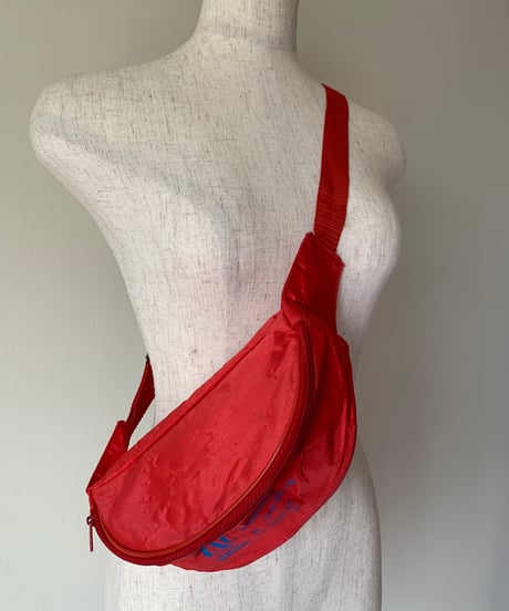 Nylon Red Waist Pouch