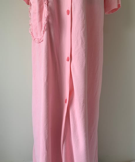 60s-70s Pale pink maxi dress