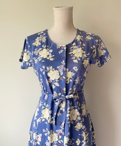 Flower Print Cotton Dress