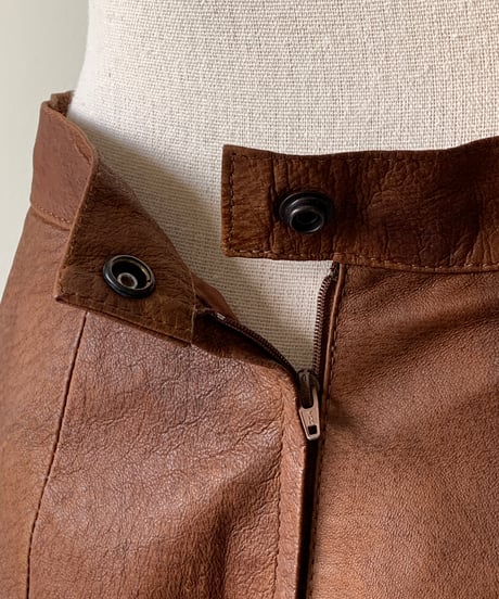Fake Leather Tight Skirt