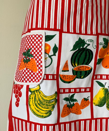 Dead Stock Fruit Print Apron