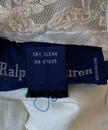 "Ralph Lauren" Lace Frill Blouse