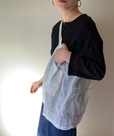 "1950s-1980s" See Through Waist Apron-TypeD-