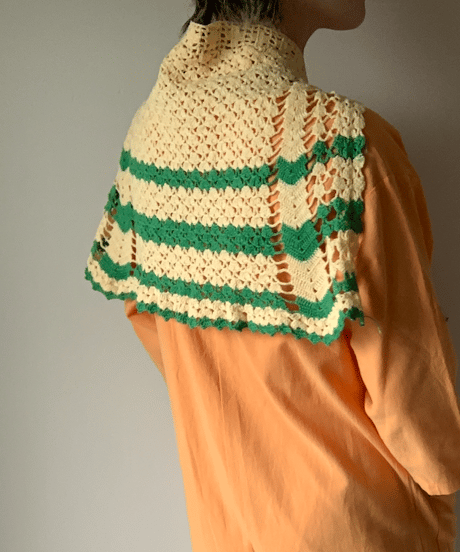 Embroidery Stripe Waist Apron