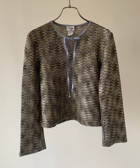 Chest Ribbon 3D Pullover