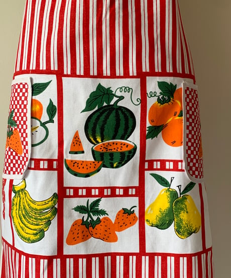 Dead Stock Fruit Print Apron