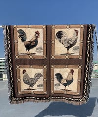 Chicken Design Rug Sofa Mat