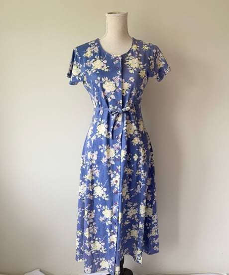 Flower Print Cotton Dress