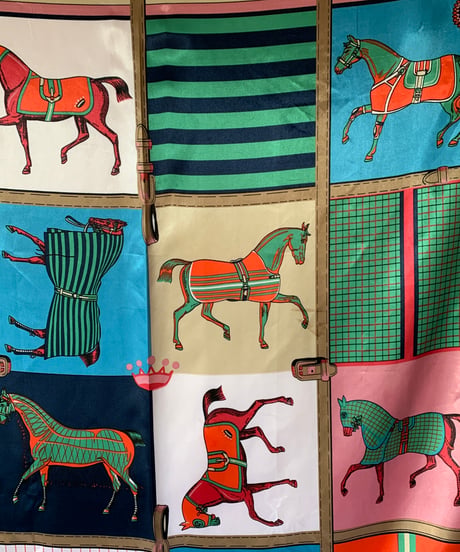 All-over Horse Pattern Scarf