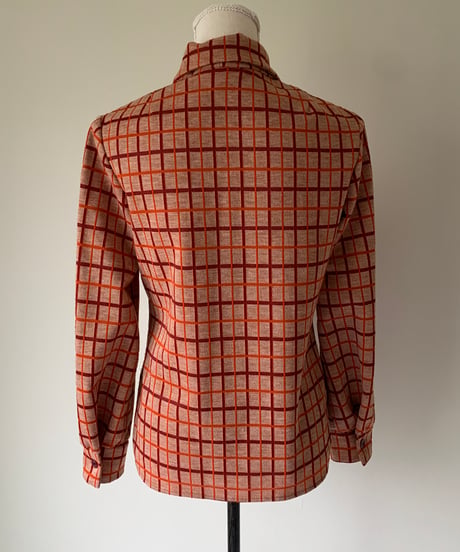 "70s" Fake Pocket Check Shirt