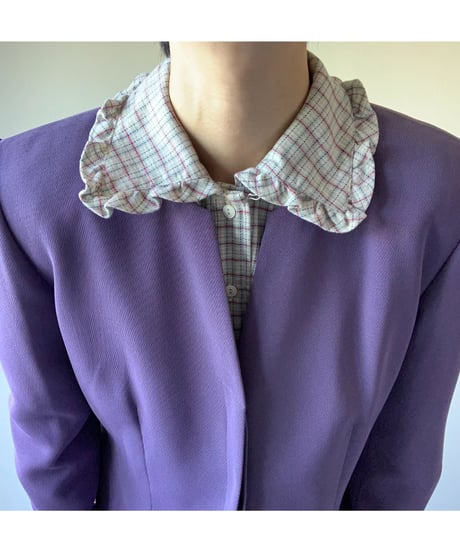 80s "RALPH LAUREN COUNTRY" Flannel Blouse