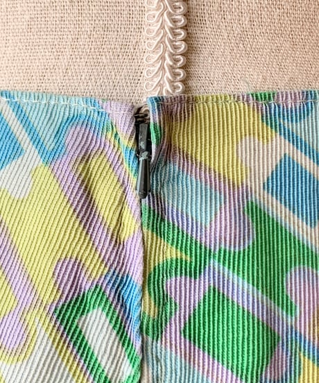 All-over print mini skirt