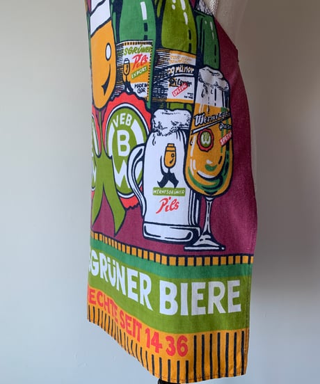 Beer Print Vintage Apron