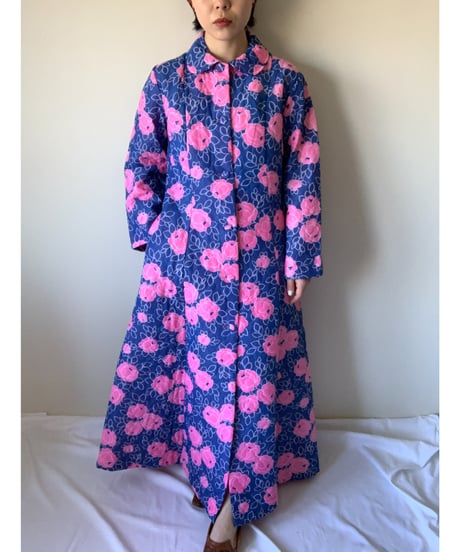 Quilting Floral Pattern Dress