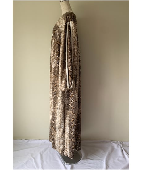 "1974's～95's" Python Print Maxi Dress