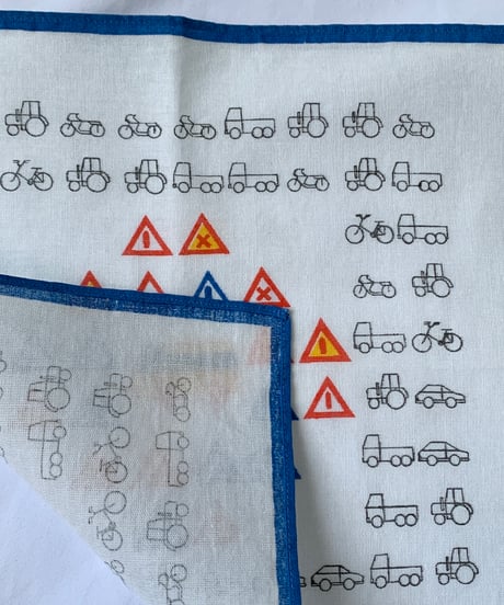 Car Sign Pattern Handkerchief