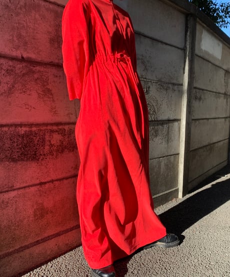 Waist Gather Freeze Dress