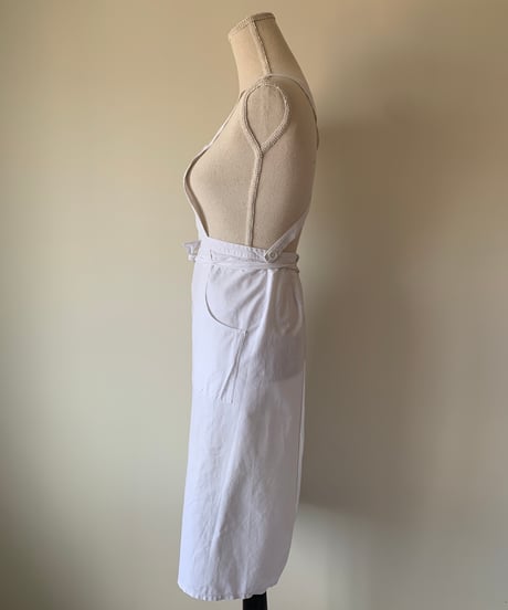 Initial embroidered apron