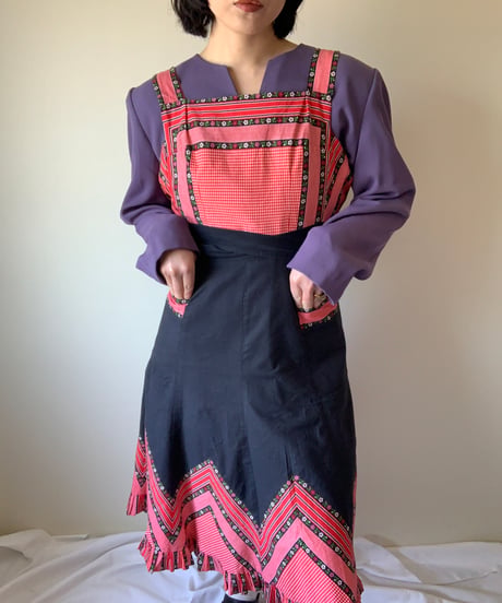 German folk motifs dress