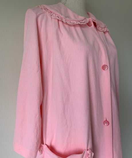 60s-70s Pale pink maxi dress