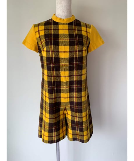 "1964's～73's" Tartan Check Combinaison