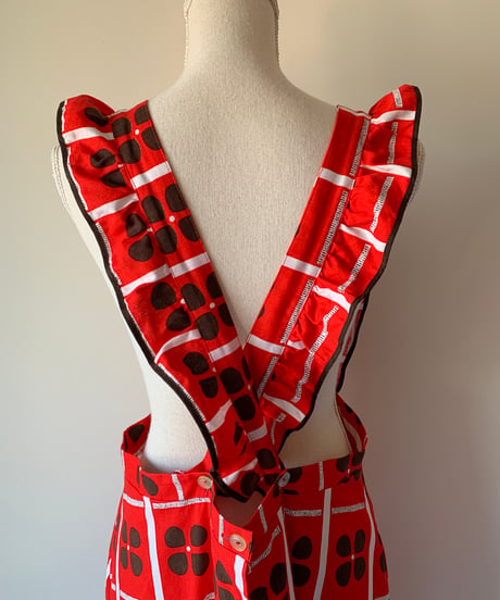Vintage Tampere Apron Maxi Dress