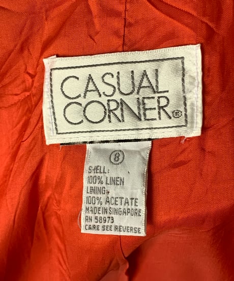 Funky Orange! Fake Pocket Jacket